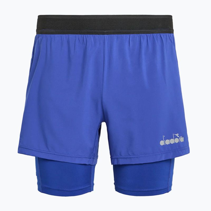 Pánske bežecké šortky Diadora Double Layer Bermuda Be One modré DD-102.179162-60050 6