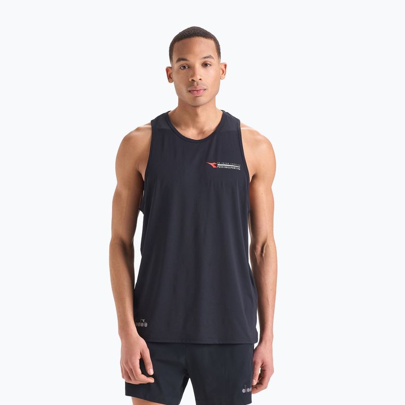 Pánske bežecké tričko Diadora Super Light Tank Be One black DD-102.179161-80013