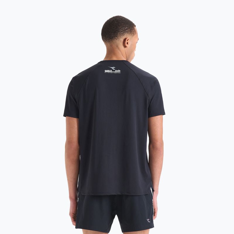 Pánske bežecké tričko Diadora Super Light Be One čierne DD-102.179160-80013 3
