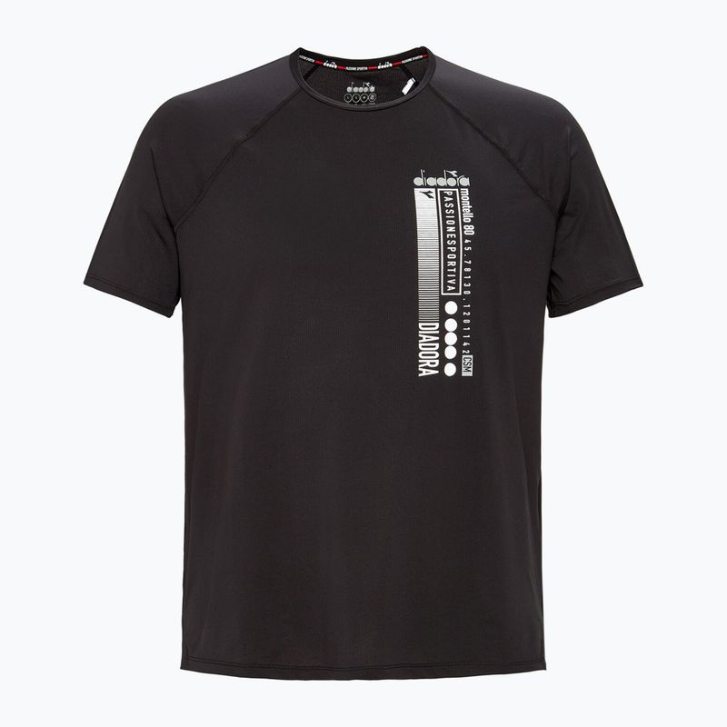 Pánske bežecké tričko Diadora Super Light Be One čierne DD-102.179160-80013 6