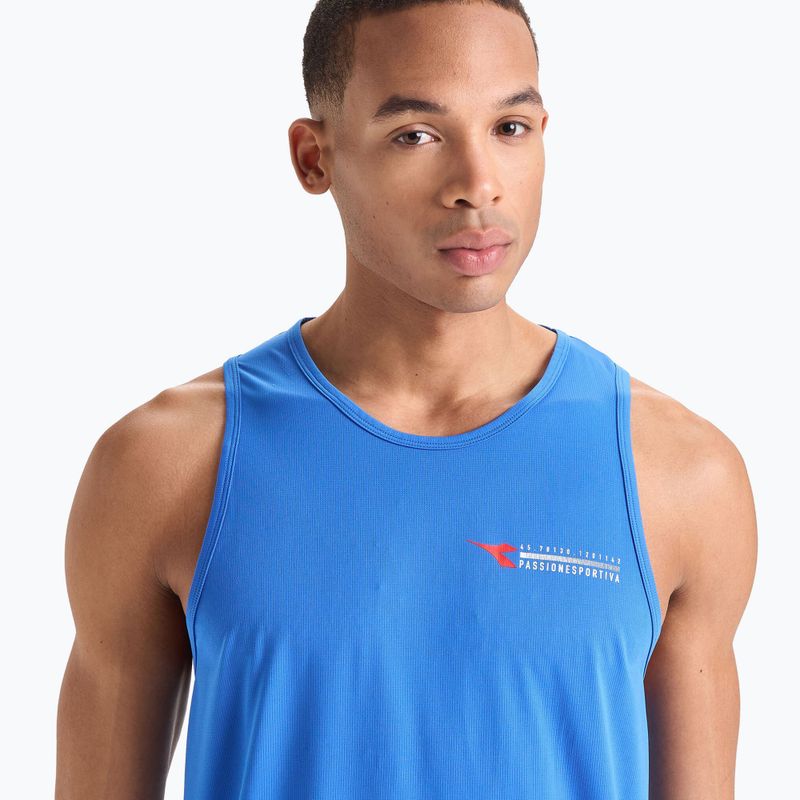 Pánske bežecké tričko Diadora Super Light Tank Be One modré DD-102.179161-65045-S 4