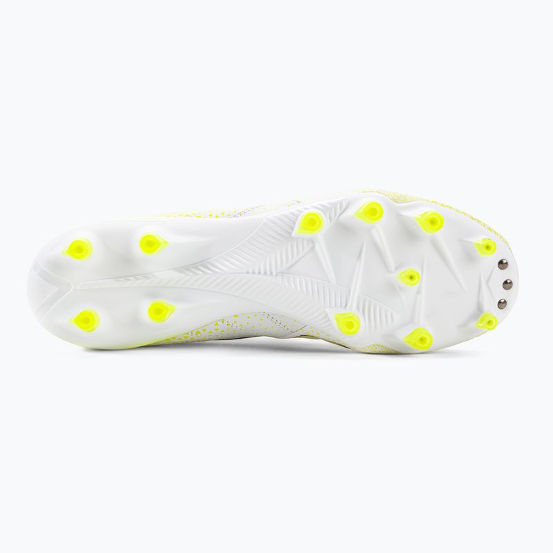 Pánske kopačky Diadora Brasil Elite Tech GR LPX white/black/fluo yellow 5