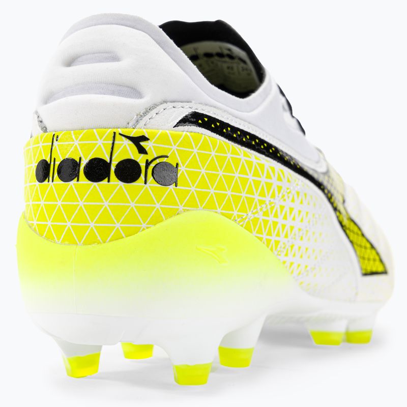 Pánske kopačky Diadora Brasil Elite Tech GR LPX white/black/fluo yellow 9
