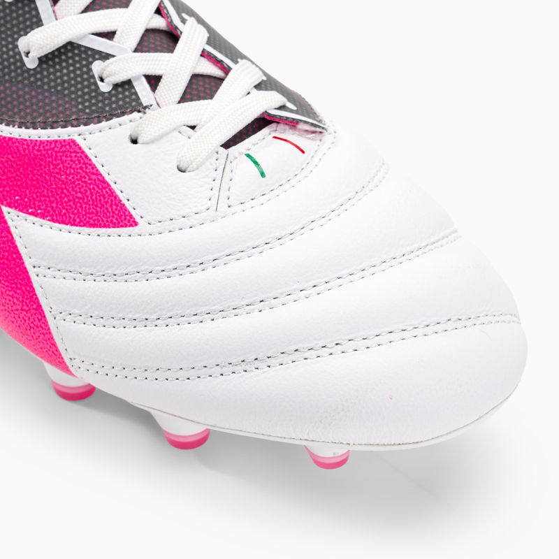 Pánske kopačky Diadora Brasil Elite Veloce GR ITA LPX white/pink fluo/blue fluo 7