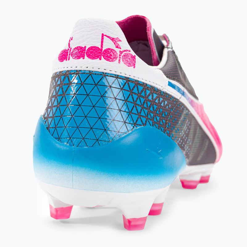 Pánske kopačky Diadora Brasil Elite Veloce GR ITA LPX white/pink fluo/blue fluo 9