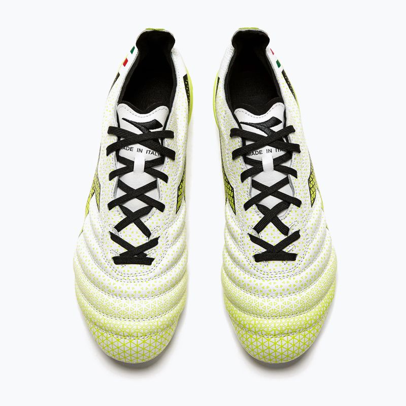 Pánske kopačky Diadora Brasil Elite Tech GR ITA LPX white/black/fluo yellow 13