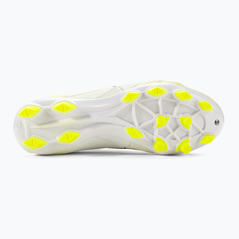 Detské kopačky Diadora Brasil Elite GR LT LPU Y white/black/fluo yellow 5