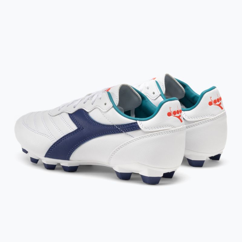 Detské kopačky Diadora Brasil 2 R LPU JR white/navy 3
