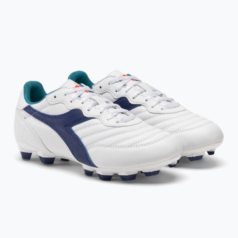 Detské kopačky Diadora Brasil 2 R LPU JR white/navy 4