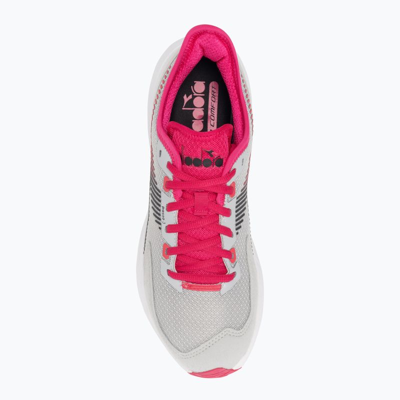 Dámska bežecká obuv Diadora Passo 3 silver dd/blk/rubine red c 6