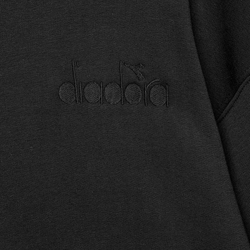 Diadora Mikina s kapucňou Athletic Logo black 4