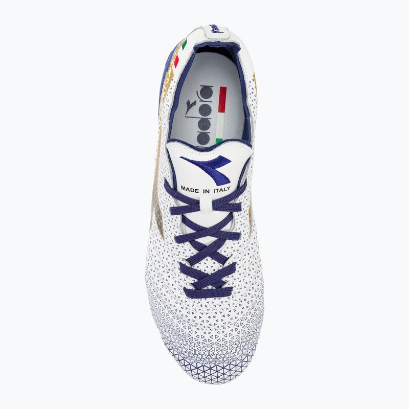 Pánske kopačky Diadora Brasil Elite Tech GR ITA LPX white/blue/gold 5