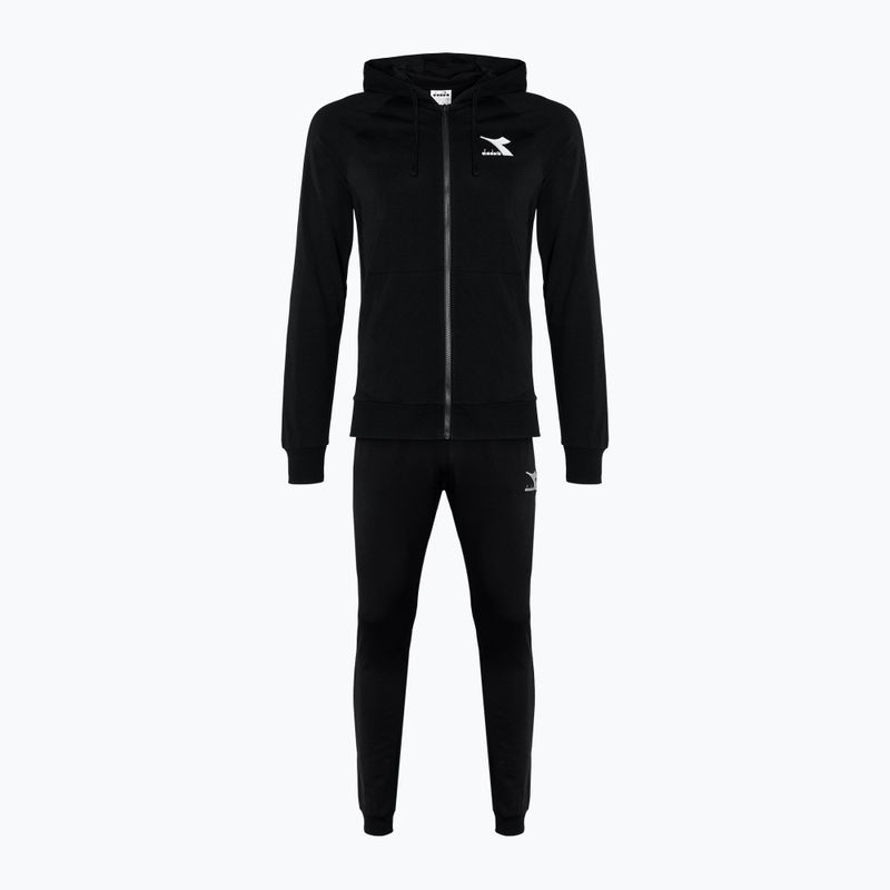 Pánska tepláková súprava Diadora Tracksuit HD FZ Core nero