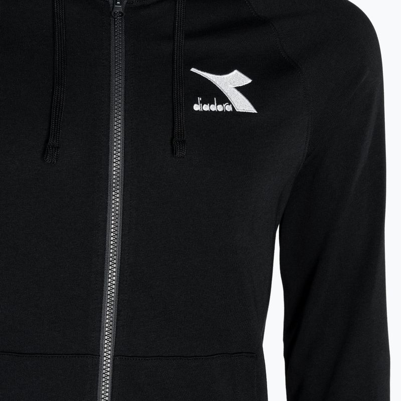 Pánska tepláková súprava Diadora Tracksuit HD FZ Core nero 5