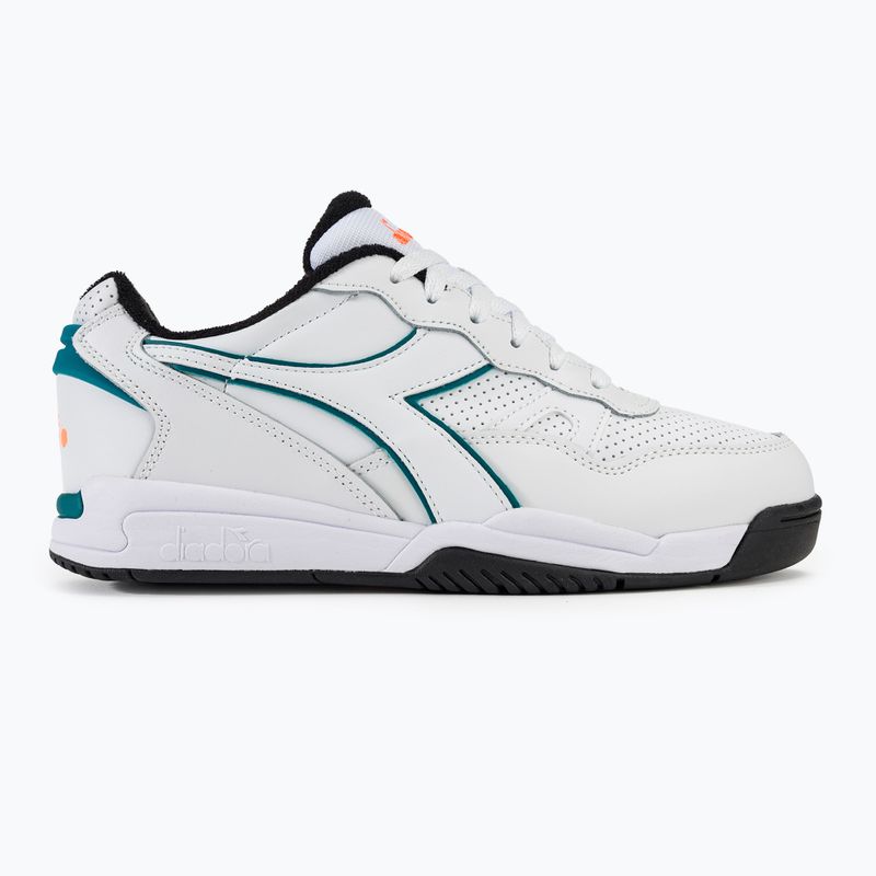 Topánky Diadora Winner bianco/verd blu-capri 2