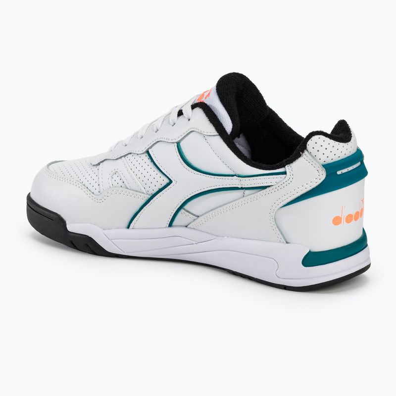 Topánky Diadora Winner bianco/verd blu-capri 3