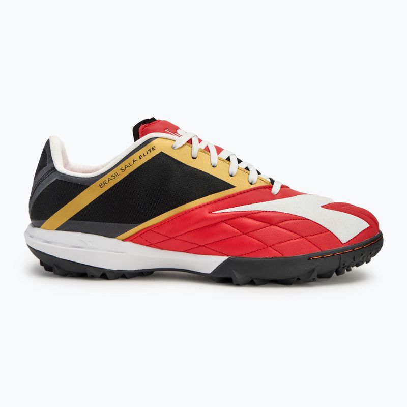 Pánske kopačky Diadora Brasil Sala Elite TF milano red/white/black 2