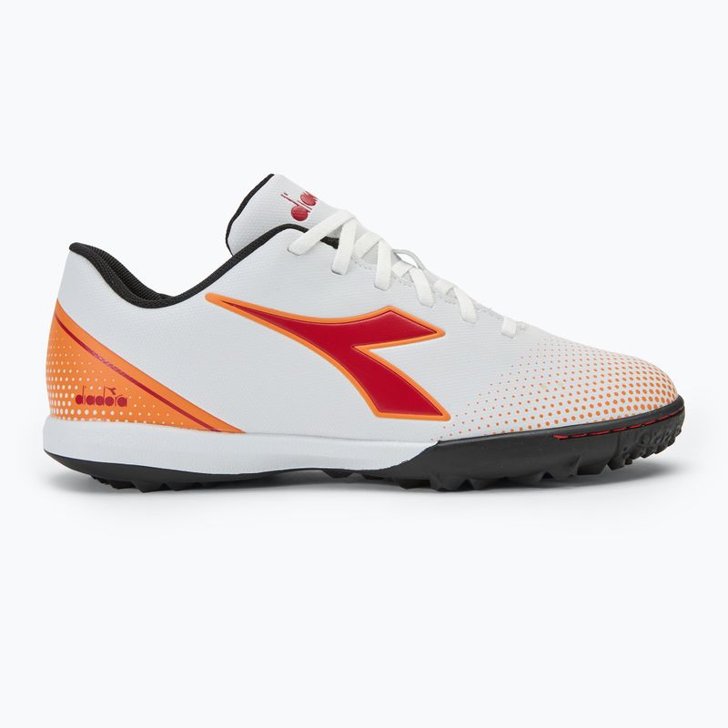 Pánske kopačky Diadora Pichichi 7 TFR white/chili pepper/russet orange 2