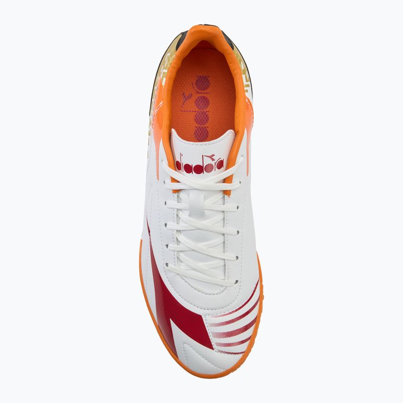 Pánske kopačky Diadora Maximus Elite R TFR white/chili pepper/russet orange 5