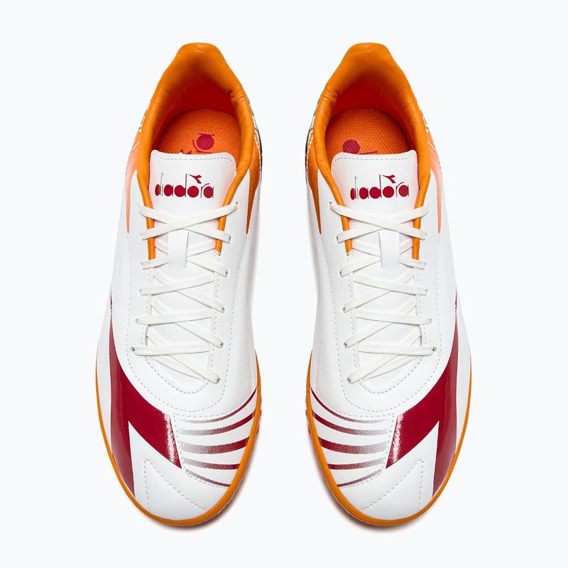 Pánske kopačky Diadora Maximus Elite R TFR white/chili pepper/russet orange 10