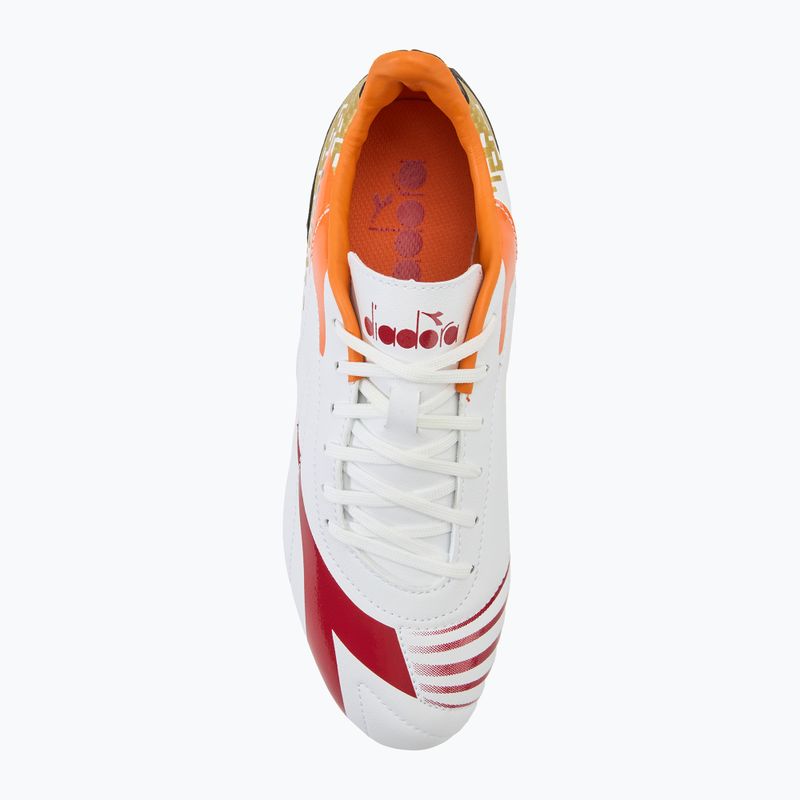 Pánske kopačky Diadora Maximus Elite R LPU white/chili pepper/russet orange 5