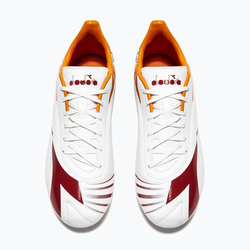 Pánske kopačky Diadora Maximus Elite R LPU white/chili pepper/russet orange 10