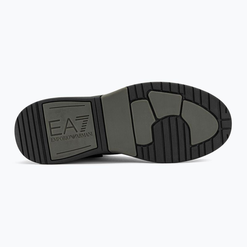 Obuv  EA7 Emporio Armani Basket Mid triple black/gold 4