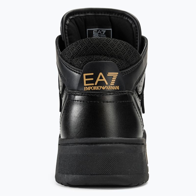Obuv  EA7 Emporio Armani Basket Mid triple black/gold 6