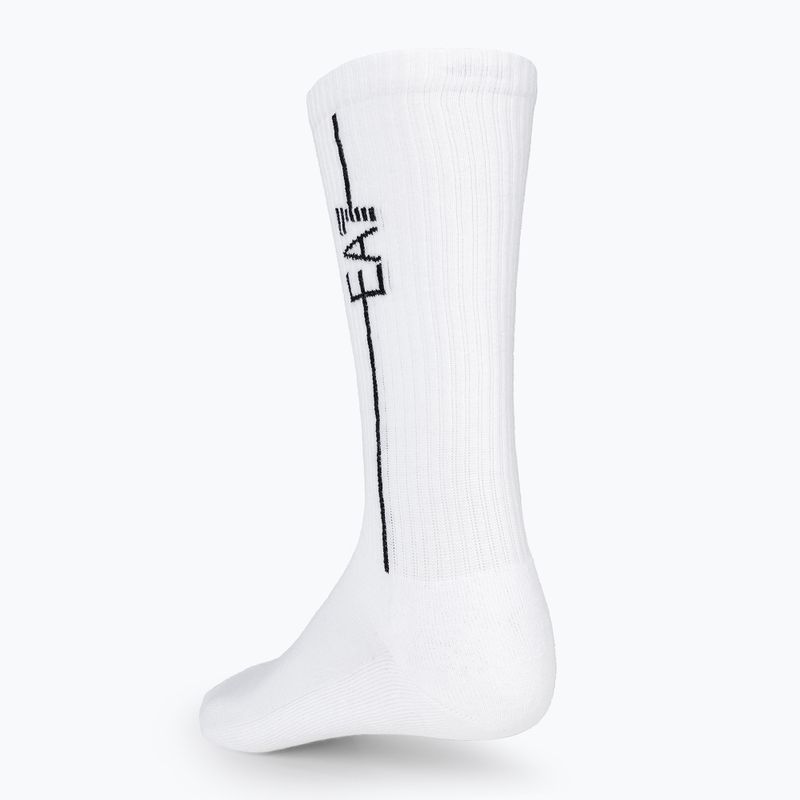 Ponožky EA7 Emporio Armani Train 2 pary white/black 2