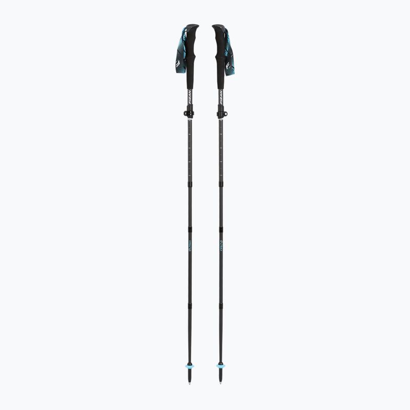 Trekingové palice Fizan Ultrax Carbon light blue