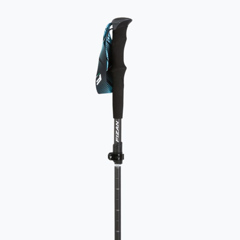 Trekingové palice Fizan Ultrax Carbon light blue 2