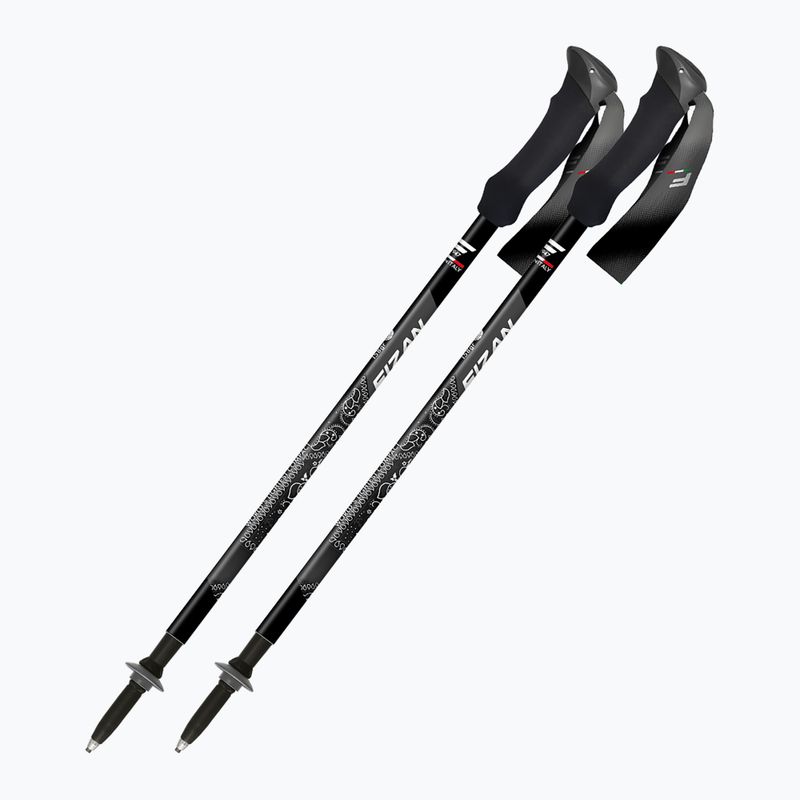 Trekingové palice Fizan Compact MS black