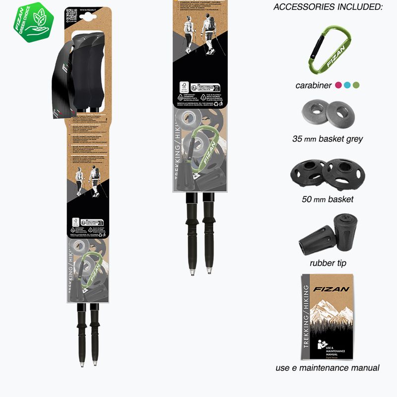 Trekingové palice  Fizan Compact blue 7