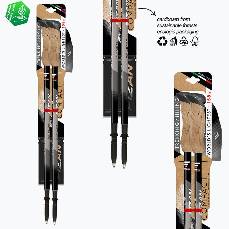 Trekingové palice  Fizan Compact grey 6
