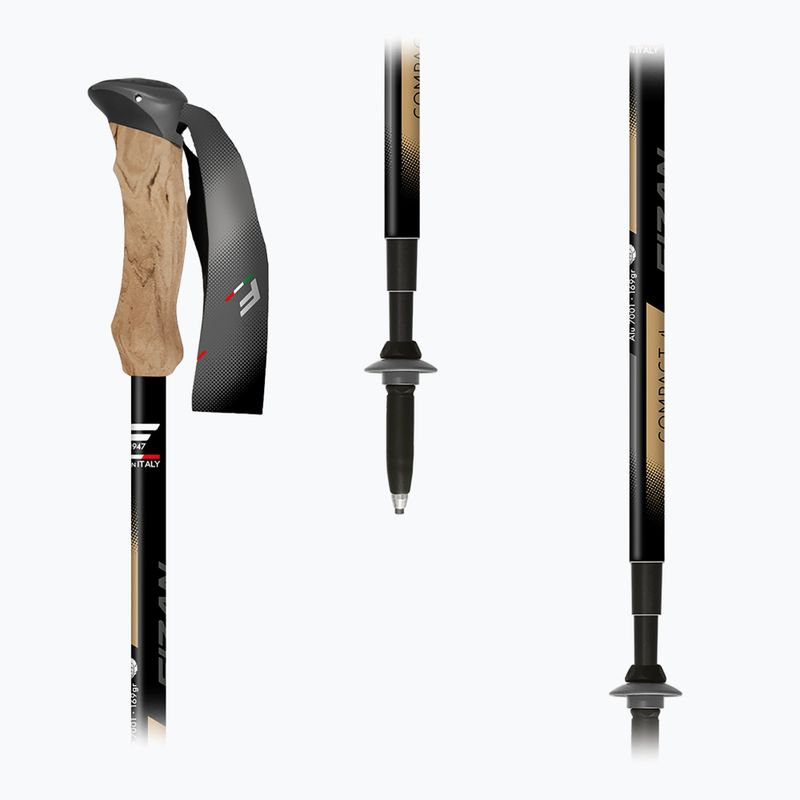 Trekingové palice  Fizan Compact Tech 4 beige 5