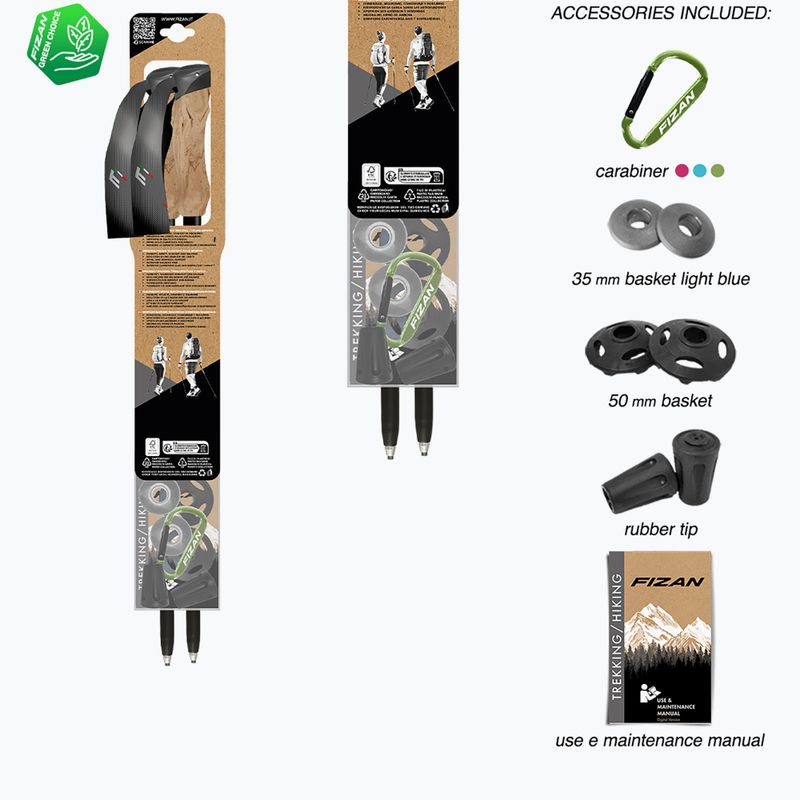 Trekingové palice  Fizan Compact Tech 4 beige 7