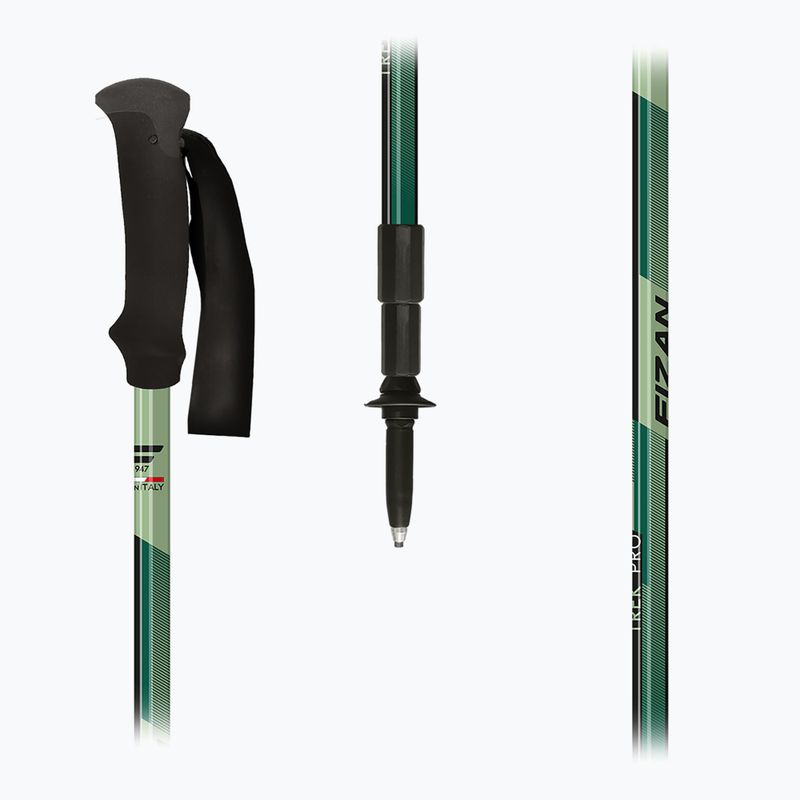 Trekingové palice  Fizan Trek Pro dark green 5