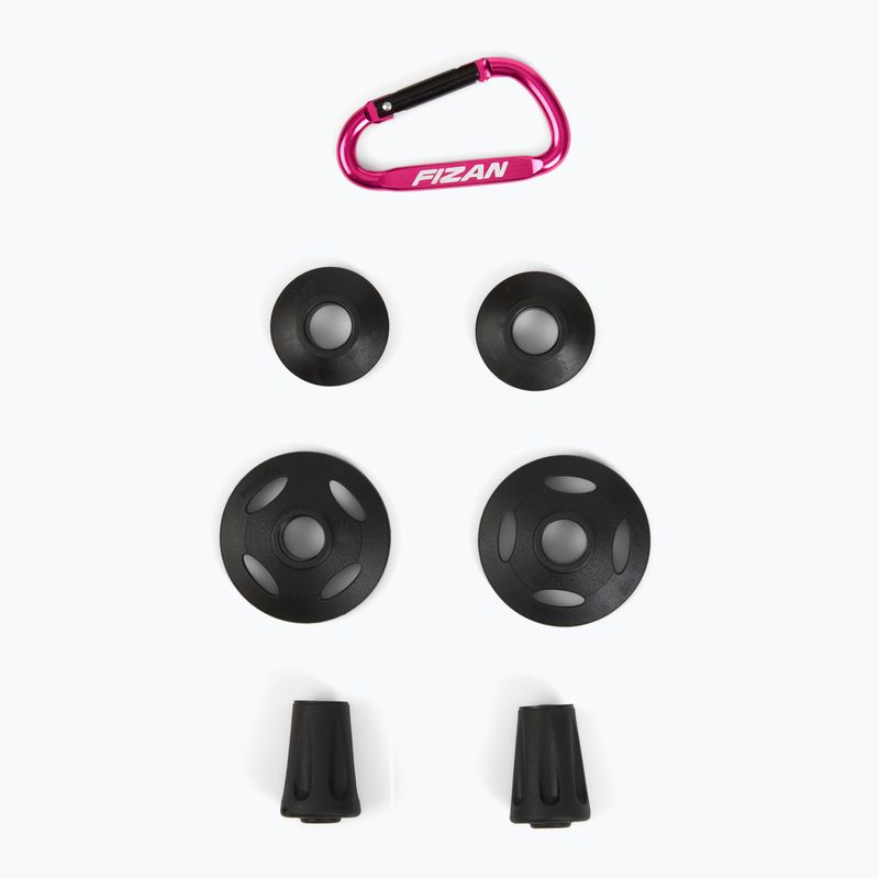Trekingové palice  Fizan Trek Pro L dark red 7