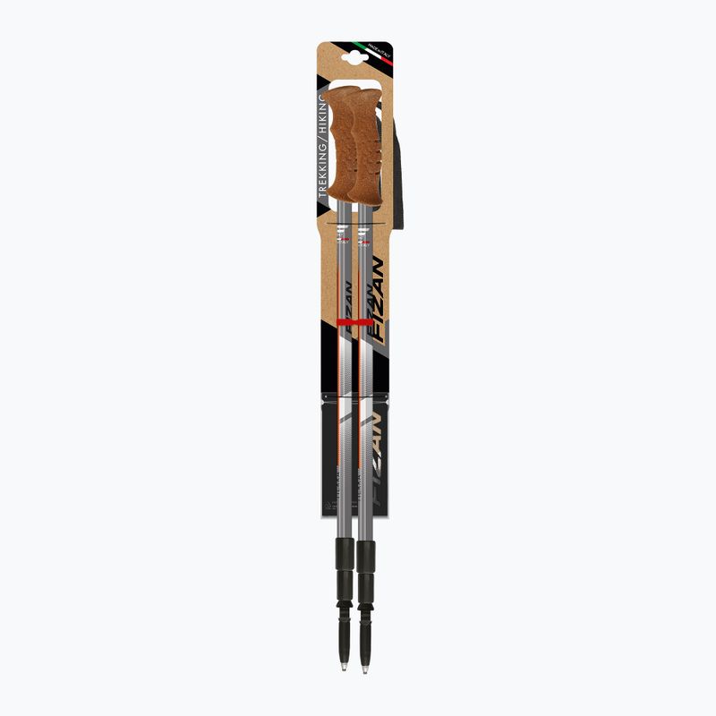 Trekingové palice Fizan Tierra grey/orange 3
