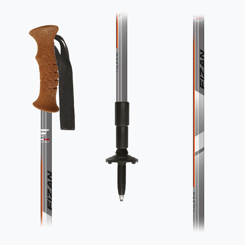 Trekingové palice Fizan Tierra grey/orange 5