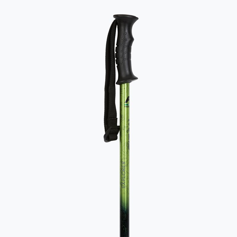 Trekingové palice  Fizan Explorer lime/grey 2