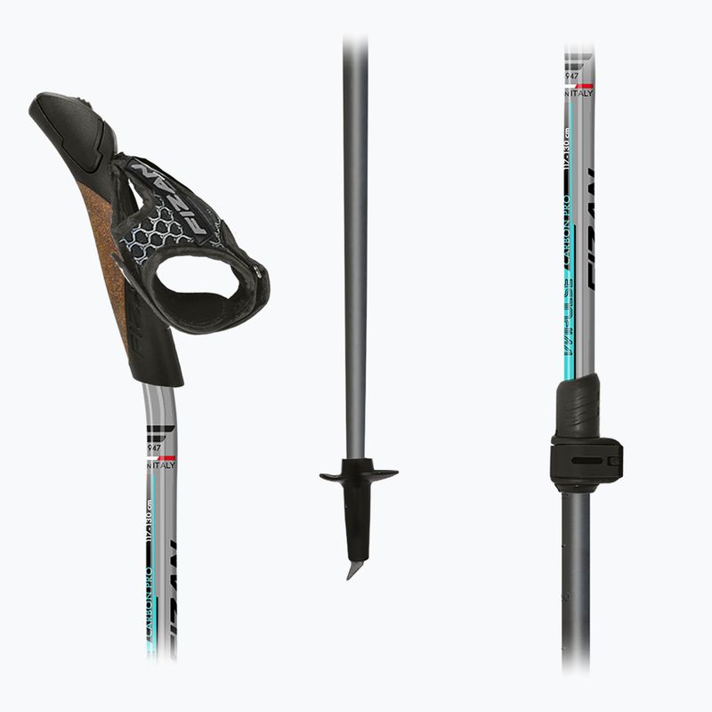 Palice na nordic walking Fizan Carbon Pro Impulse grey 5