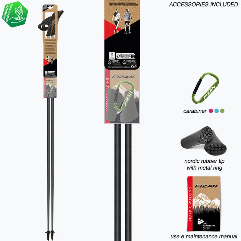 Palice na nordic walking Fizan Tekno Impulse grey 7