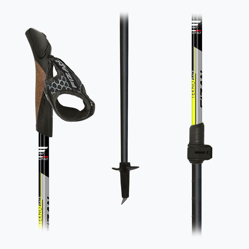 Palice na nordic walking Fizan Tekno yellow 5