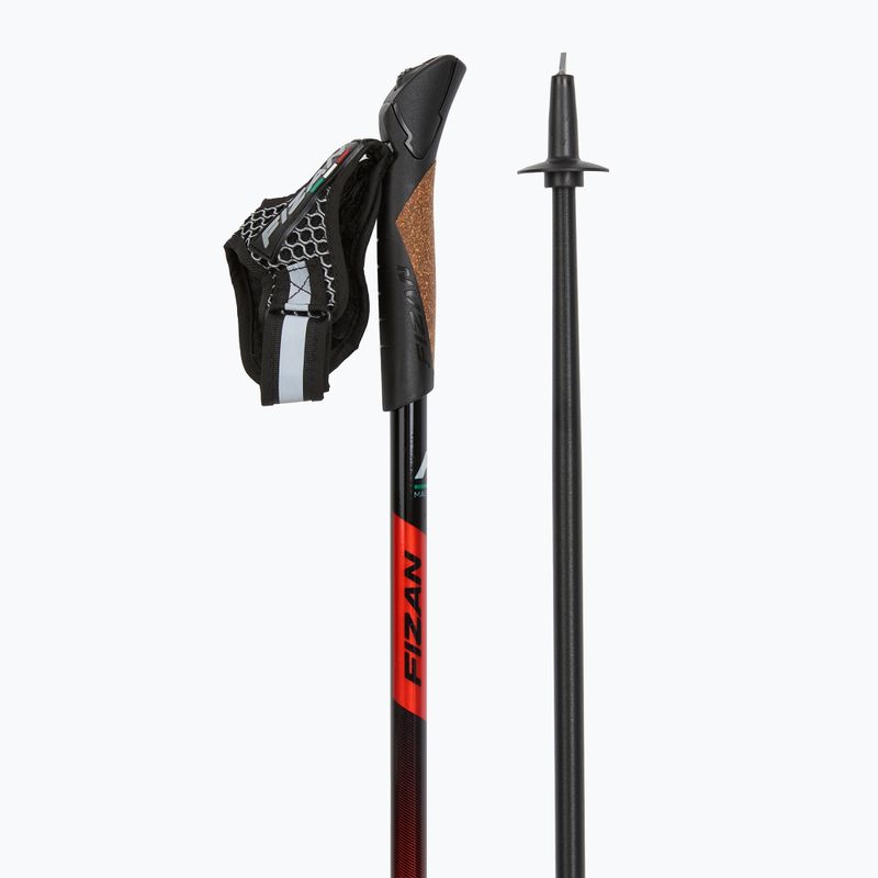 Palice na nordic walking Fizan R-Evolution Pro red 3