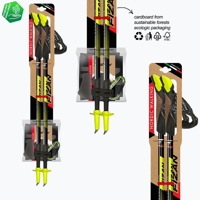 Palice na nordic walking Fizan R-Evolution yellow 6