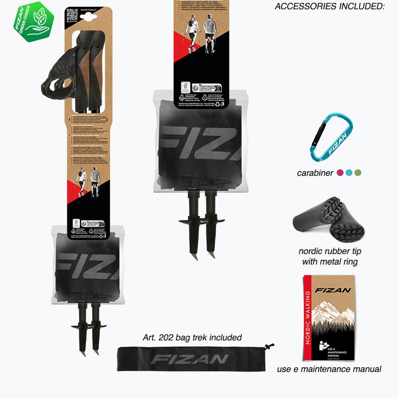 Palice na nordic walking Fizan R-Evolution beige 5