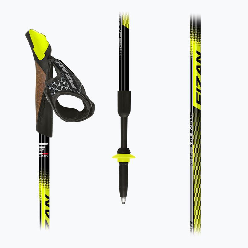 Palice na nordic walking Fizan Speed yellow 5