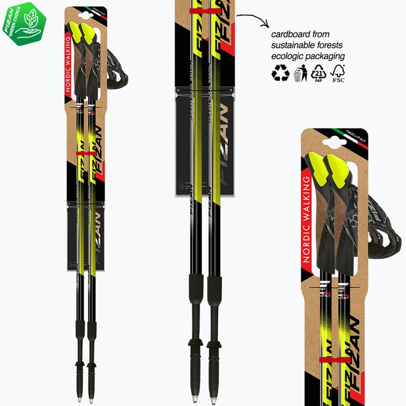 Palice na nordic walking Fizan Speed yellow 6