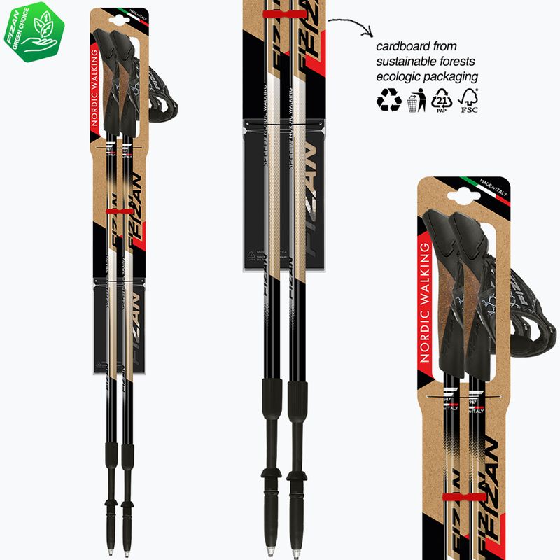 Palice na nordic walking Fizan Speed beige 4